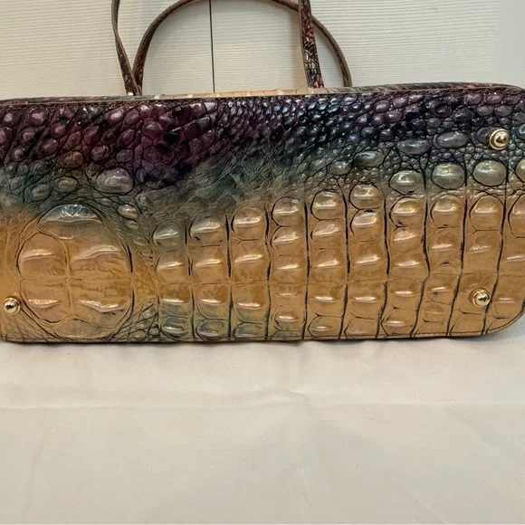 Brahmin Medium Asher Reptilian Ombre Melbourne Tote - Picture 4 of 13